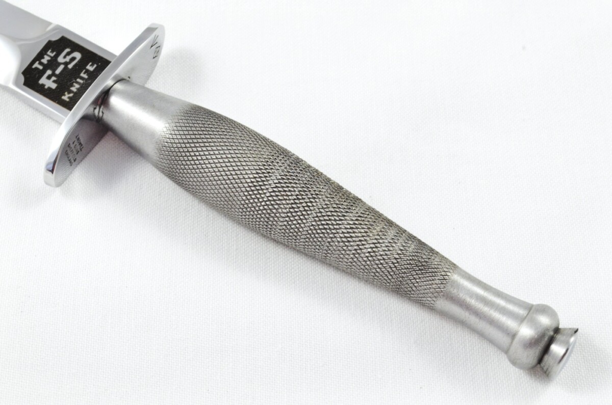 2025 Fairbairn Sykes First Pattern Steel Handle Bright Blade Commando Knife Made in Sheffield England - Image 5
