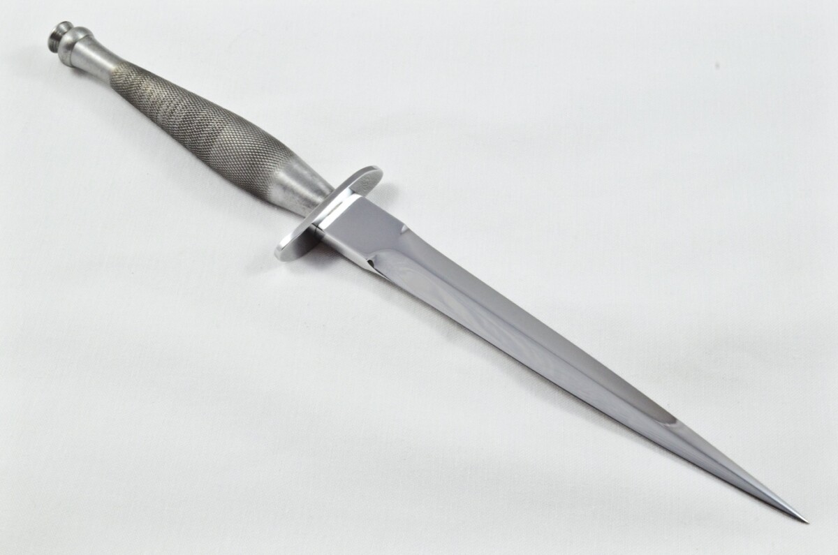 2025 Fairbairn Sykes First Pattern Steel Handle Bright Blade Commando Knife Made in Sheffield England - Image 9