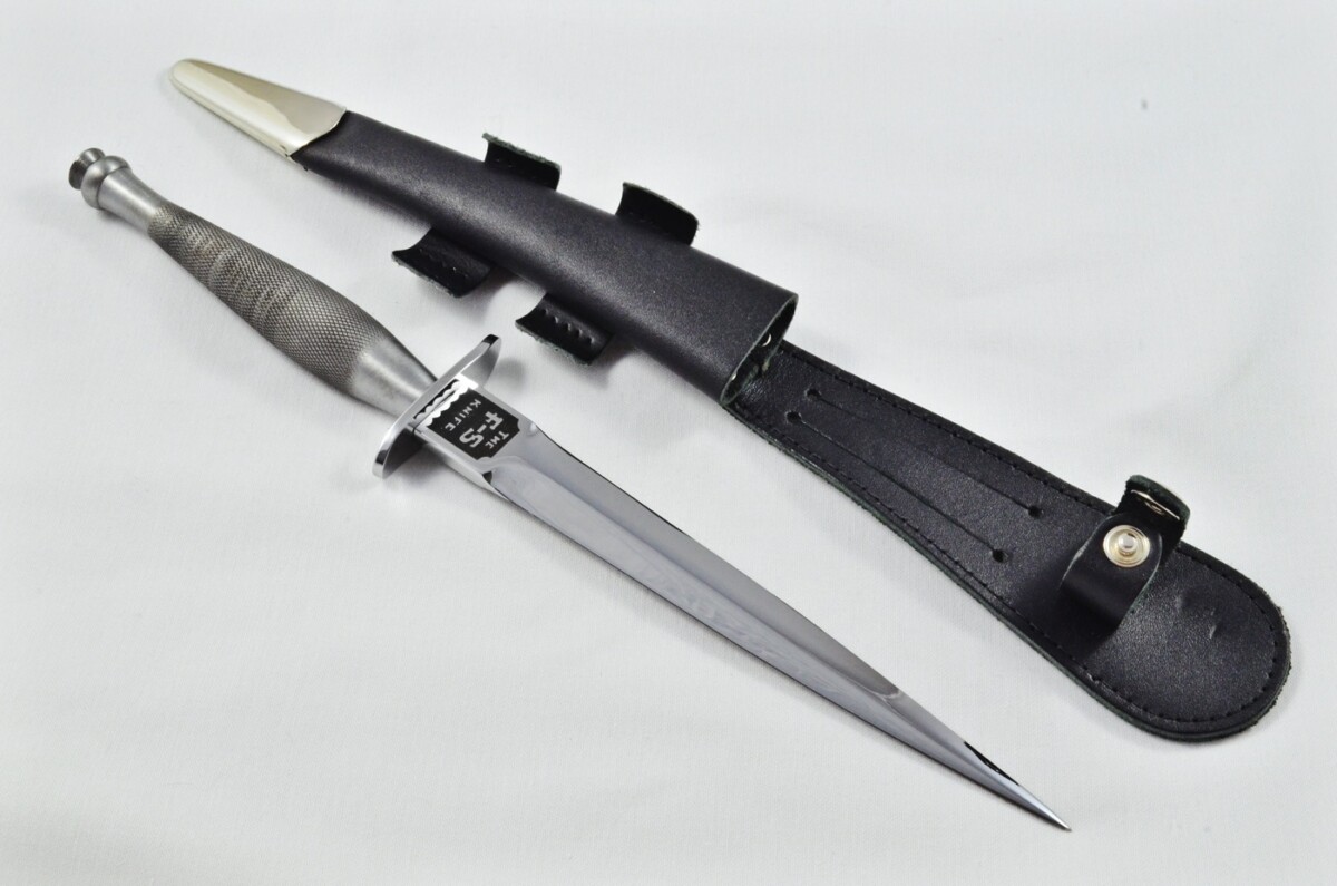 2025 Fairbairn Sykes First Pattern Steel Handle Bright Blade Commando Knife Made in Sheffield England - Image 3