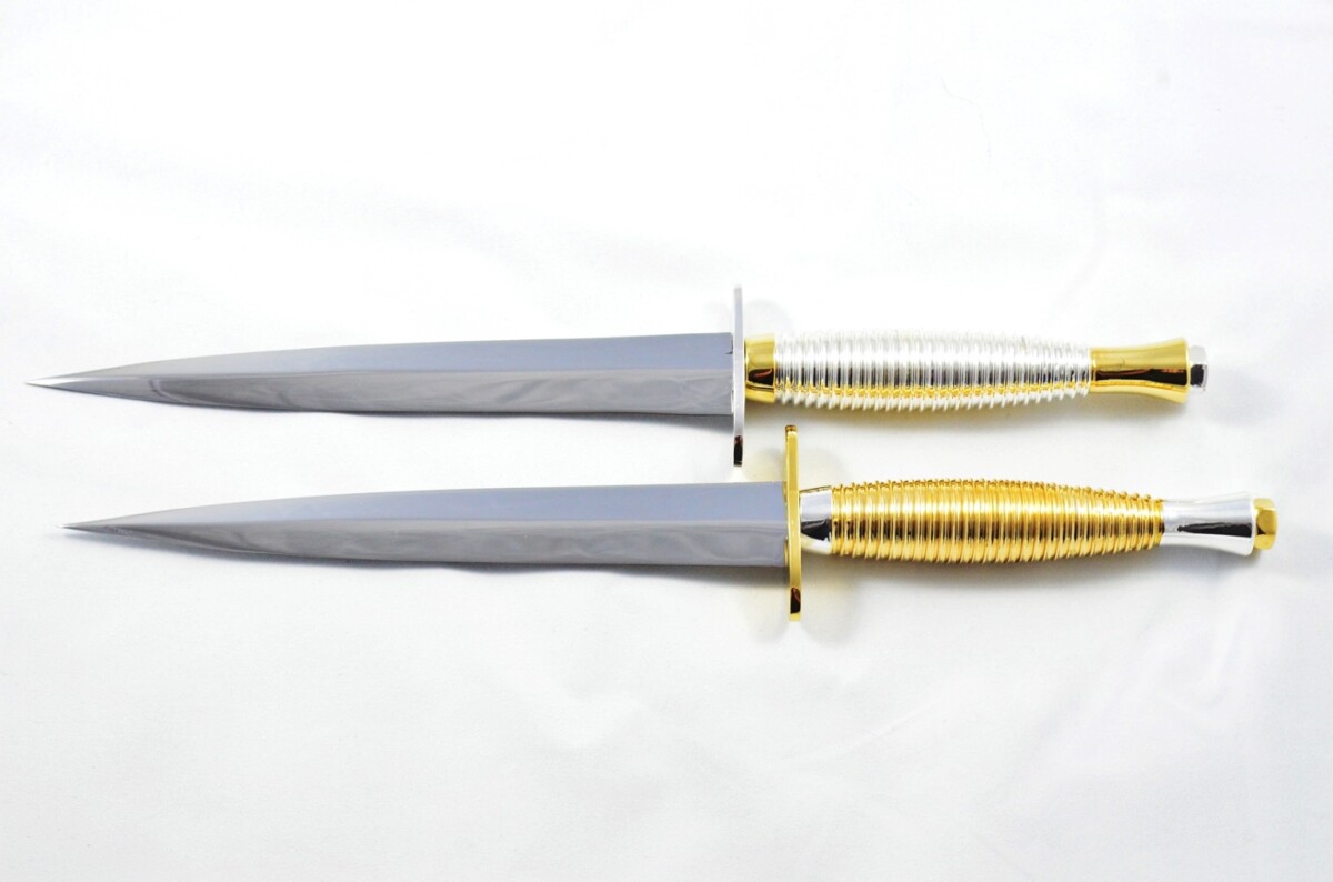 2025 Fairbairn Sykes Type 3 LIMITED COLLECTORS EDITION Silver & Gold Plated Commando Knife Made in Sheffield England - Image 7