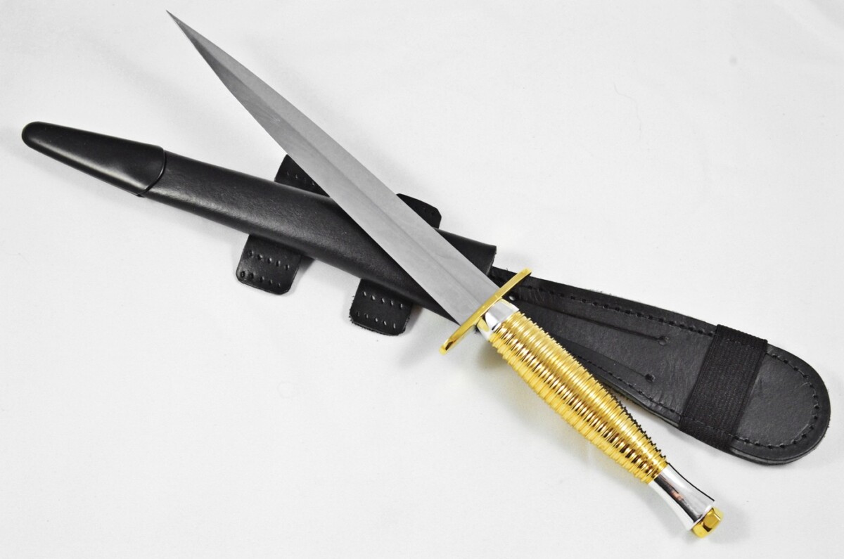2025 Fairbairn Sykes Type 3 LIMITED COLLECTORS EDITION Gold & Silver Plated Commando Knife Made in Sheffield England