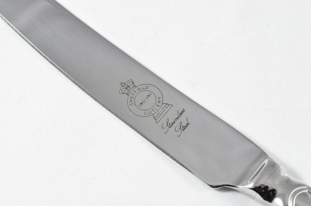 New Old English Thread Pattern 5 Piece place Setting Made in Sheffield England Stainless Steel Cutlery - Image 4