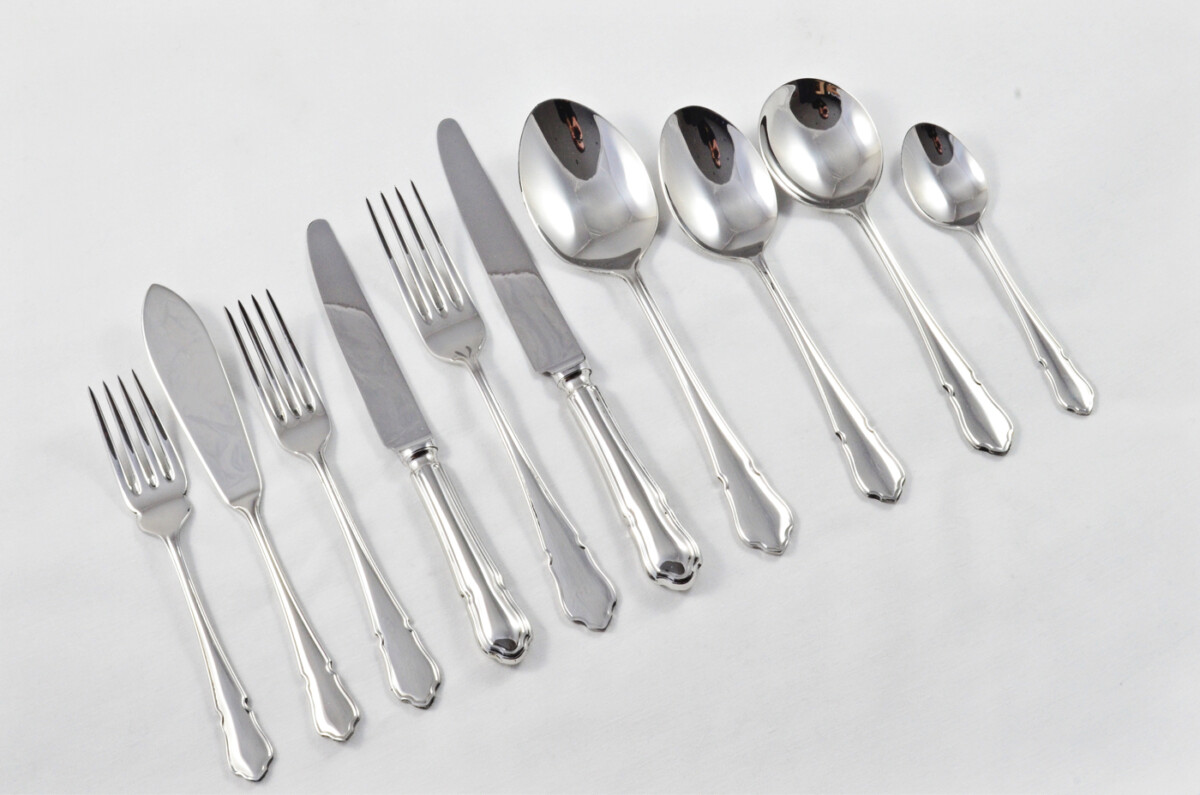 Modern Dubarry Pattern Cooper Ludlam Ltd Sheffield Made Canteen of Cutlery - Stainless Steel - 81 Pieces - Image 4