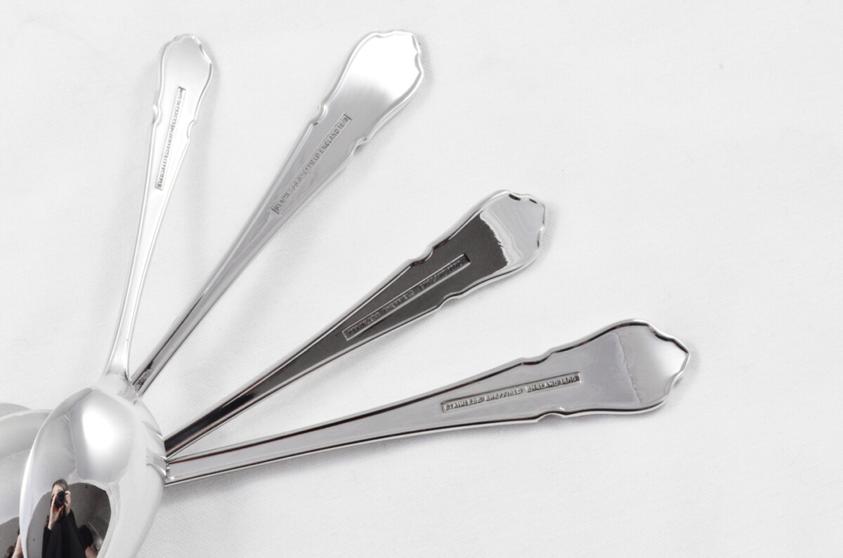 Modern Dubarry Pattern Cooper Ludlam Ltd Sheffield Made Canteen of Cutlery - Stainless Steel - 81 Pieces - Image 7