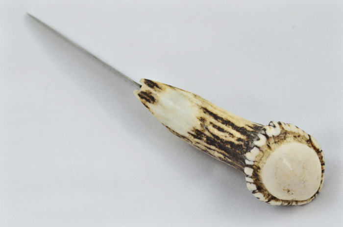 A Fantastic Genuine Stainless Steel Stag Horn Full Crown Antler Handle Sgian Dubh Sheffield England **Free Engraving** - Image 9