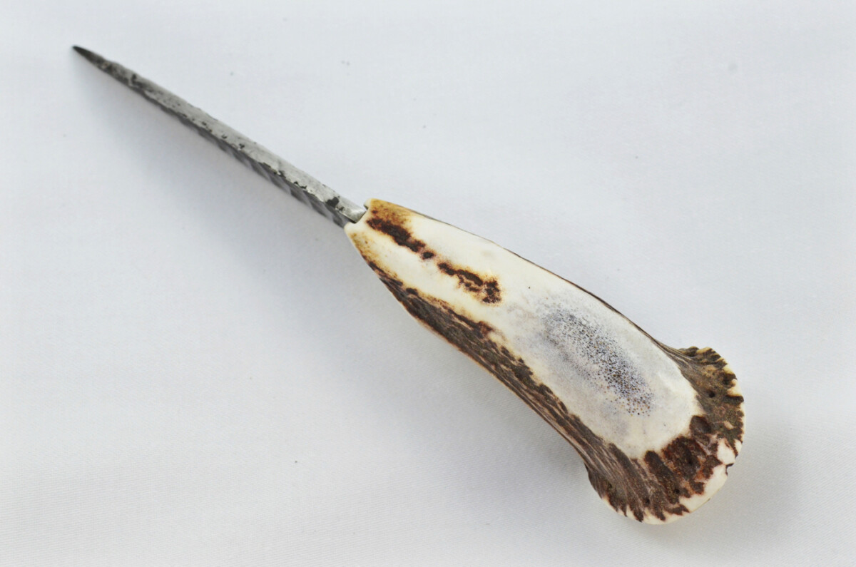 A Fantastic Genuine Hand Forged Carbon Steel Stag Horn Antler Handle Sgian Dubh Sheffield England - Image 7