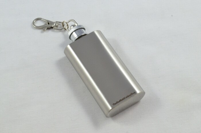 Handmade Stainless Steel Hip Flask 2 oz With Funnel - Image 3