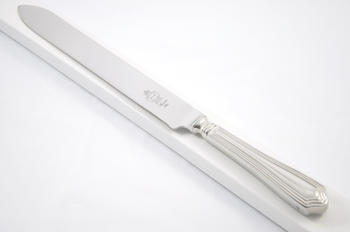 Chester Pattern Stainless Steel Wedding Cake Knife Gift Boxed
