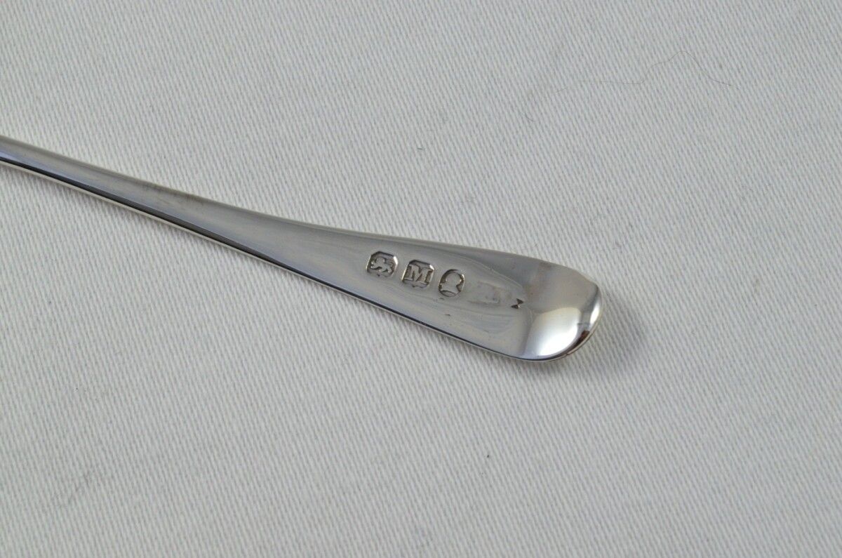 London Solid Silver Antique Christening Spoon - Old English Pattern - Made in 1807 - Presentation Case - Image 3