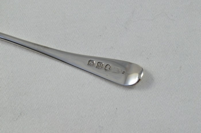 London Solid Silver Antique Christening Spoon - Old English Pattern - Made in 1807 - Presentation Case - Image 3