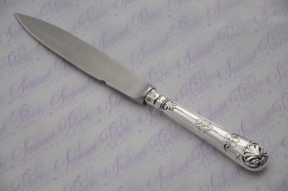 Hadfield Kings Pattern Sterling Silver Letter Opener Sheffield 1828