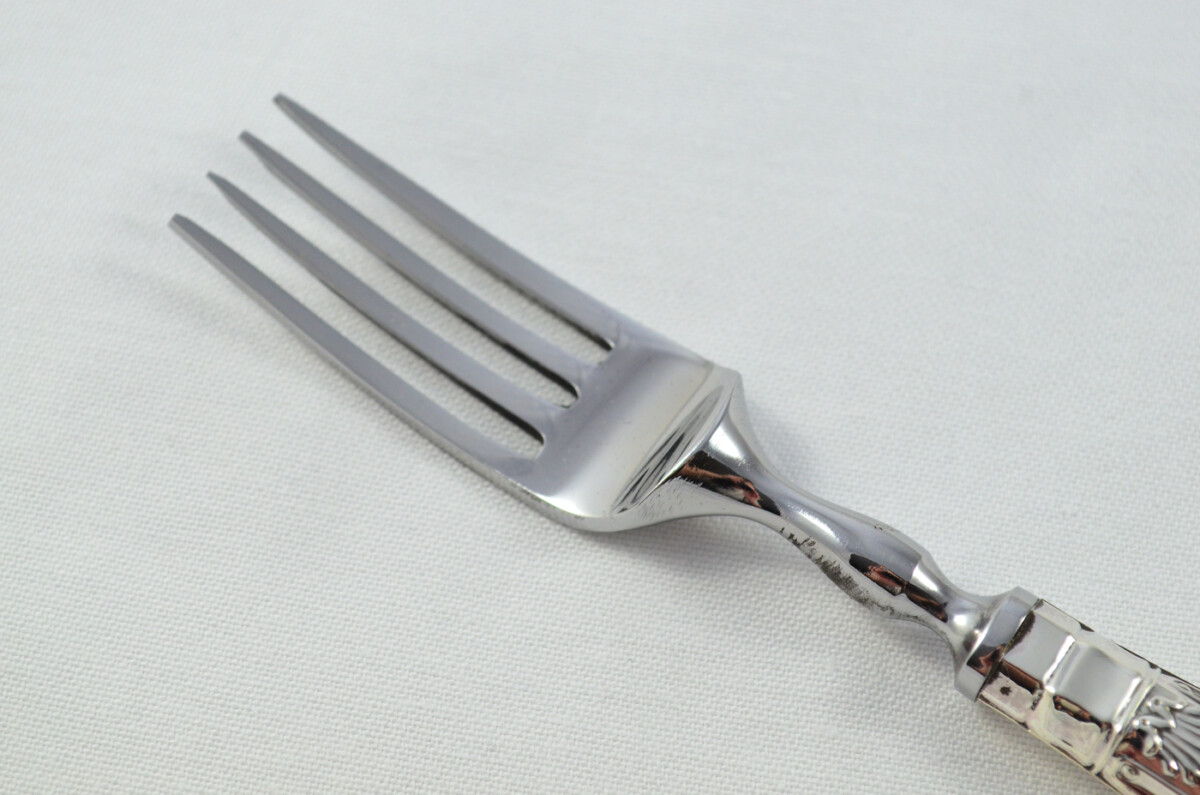 Harrison Brothers Sheffield Set Of 6 Sterling Silver Steak Knives and 6 Forks Queens 1973 - Image 9