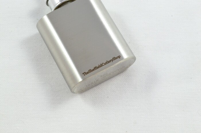 Handmade Stainless Steel Small Hip Flask 1 oz With Funnel - Image 3