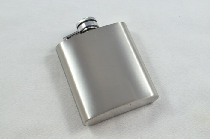 Handmade Stainless Steel Medium Hip Flask 3 oz With Funnel - Image 2