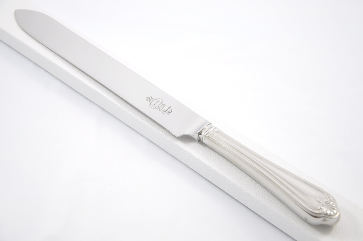 Jesmond Pattern Stainless Steel Wedding Cake Knife Gift Boxed
