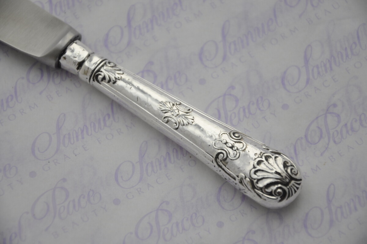 Hadfield Kings Pattern Sterling Silver Letter Opener Sheffield 1828 - Image 5