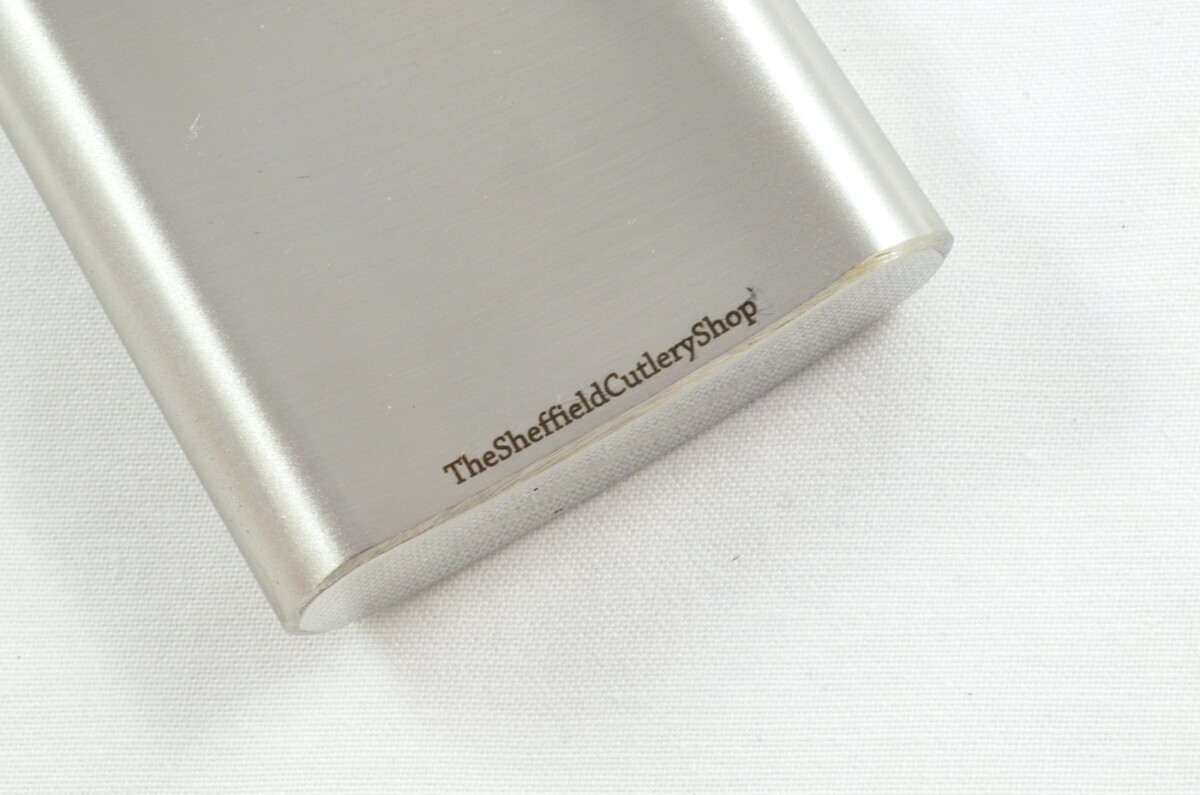 Handmade Stainless Steel Medium Hip Flask 3 oz With Funnel - Image 4