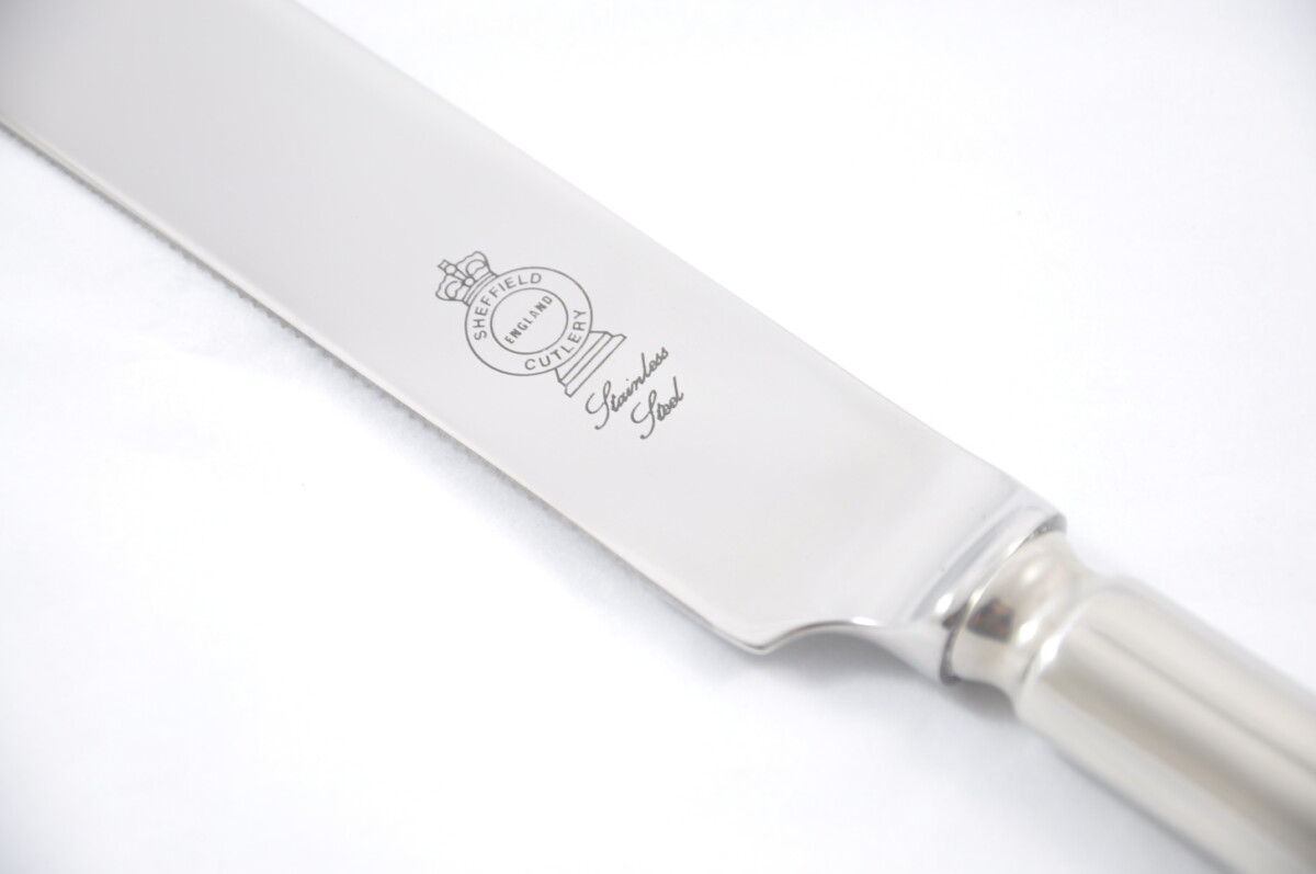 Old English Pattern Stainless Steel Wedding Cake Knife Gift Boxed - Image 3