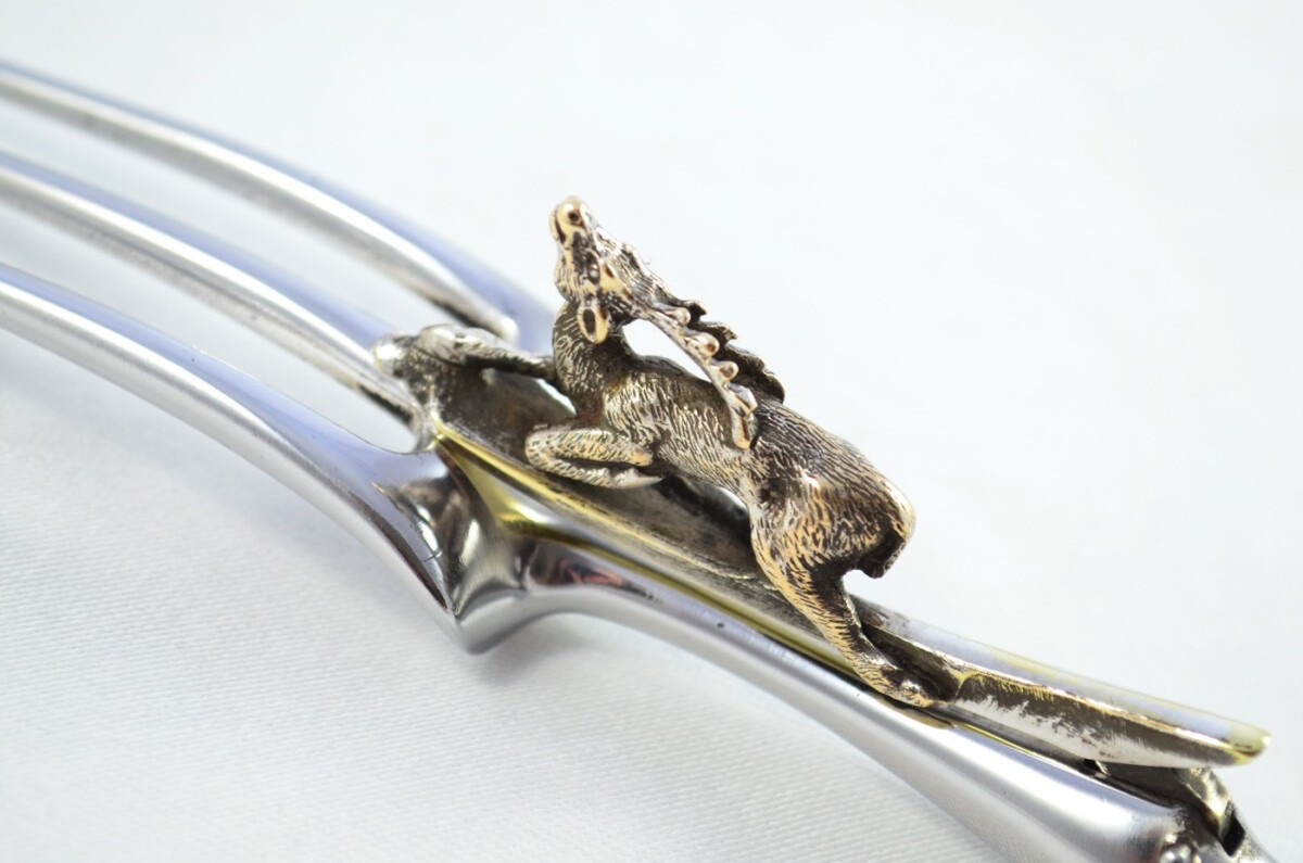 Immaculate Cased French Silver 2 Piece Carving Set Made in Paris Circa 1900 - Image 12