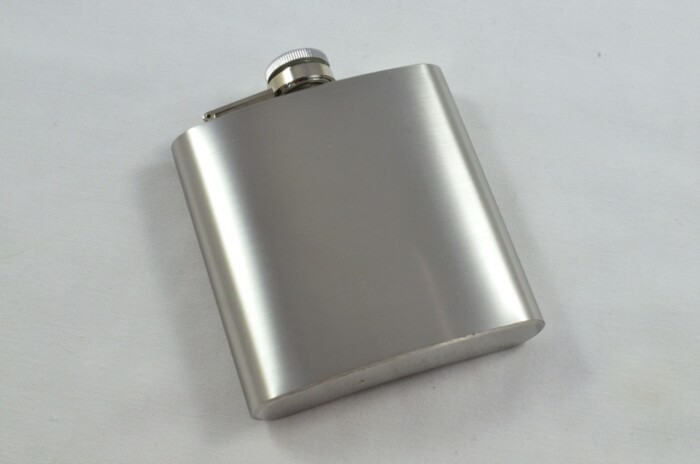 Handmade Stainless Steel Large Hip Flask 6 oz With Funnel - Image 2