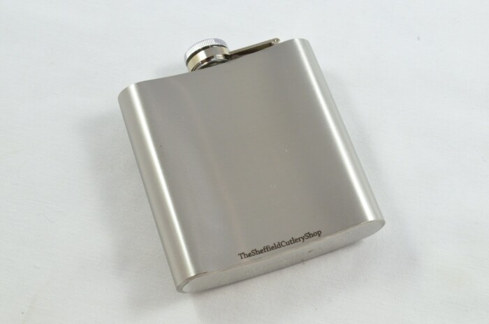 Handmade Stainless Steel Large Hip Flask 6 oz With Funnel - Image 3