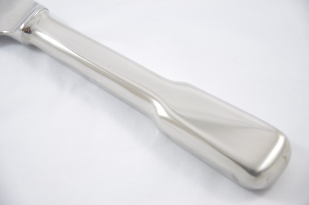 Old English Fiddle Pattern Stainless Steel Wedding Cake Knife Gift Boxed - Image 2