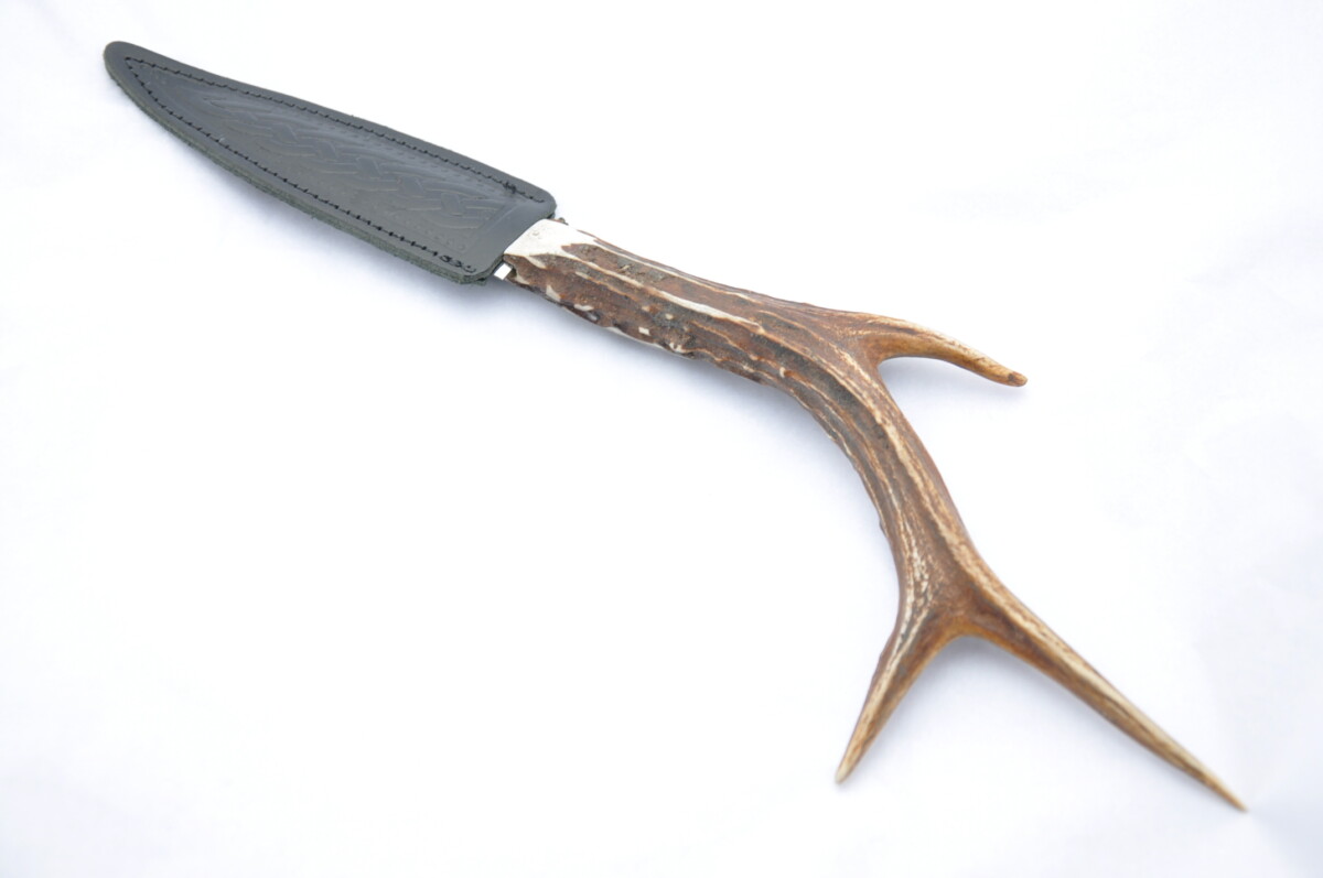 Genuine Full Roe Deer Stag Handle Sgian Dubh - Image 3