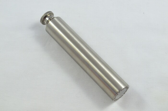 Handmade Stainless Steel Ladies' Hip Flask 2oz With Funnel - Image 2