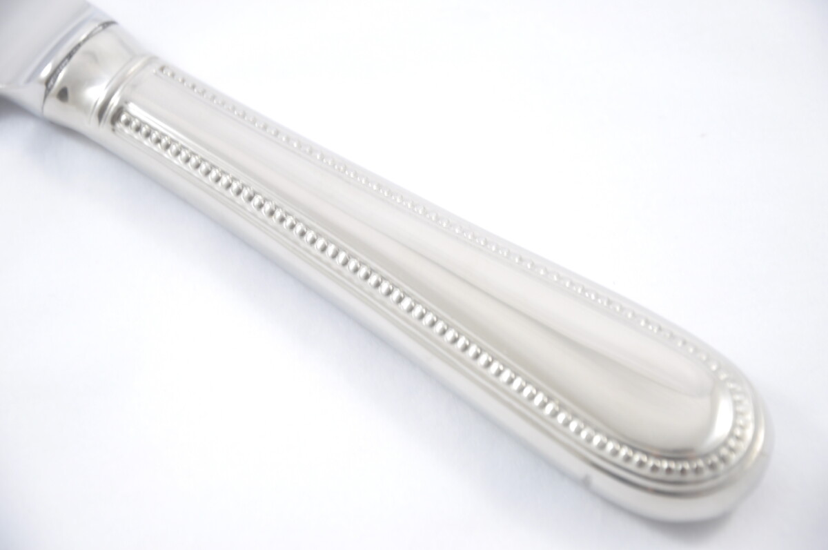 Bead Pattern Stainless Steel Wedding Cake Knife Gift Boxed - Image 2