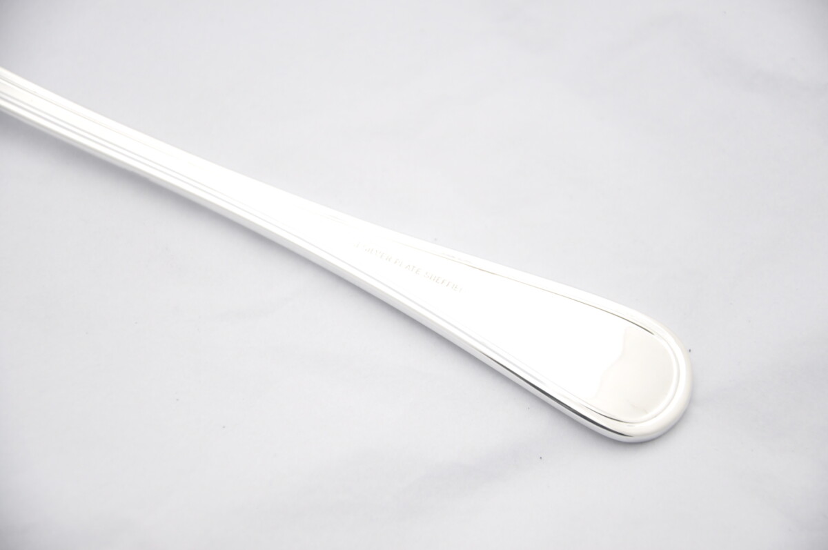 Silver Plated Old English Thread Salad Servers Gift Boxed - Image 3