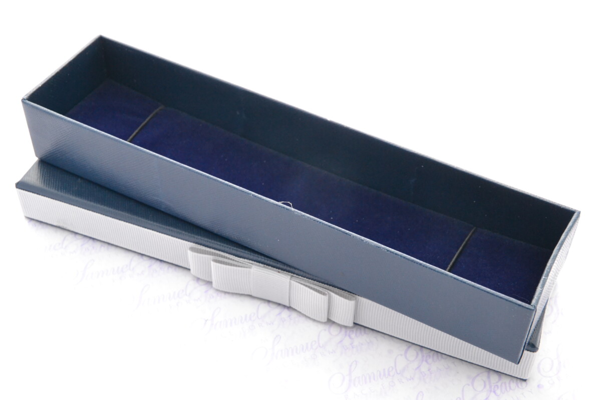 John Round Pristine Mother of Pearl Sterling Silver Ferruled Letter Opener Sheffield 1908 Cased - Image 8