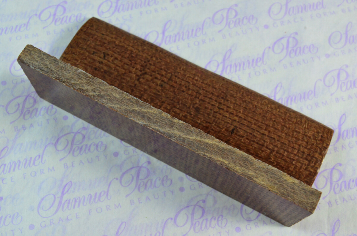 Pair of Coyote Brown Burlap Canvas Micarta Knife Scales Knife Making Parts Micarta Blanks - Image 4