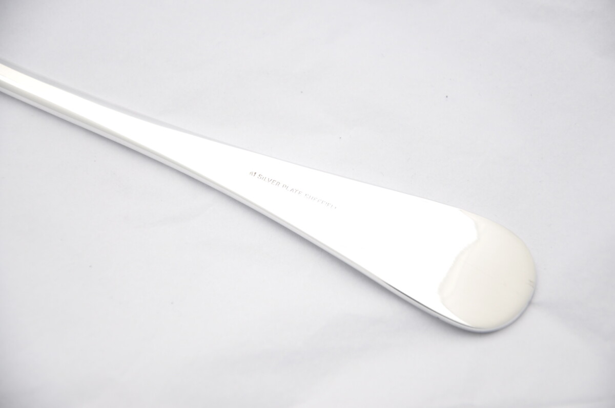 Silver Plated Baguette Salad Servers Gift Boxed - Image 3