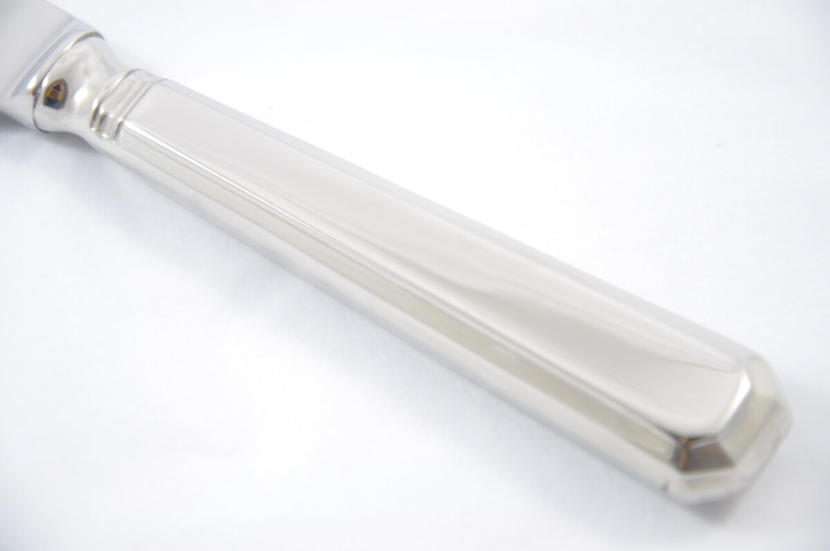 Grecian Pattern Stainless Steel Wedding Cake Knife Gift Boxed - Image 2