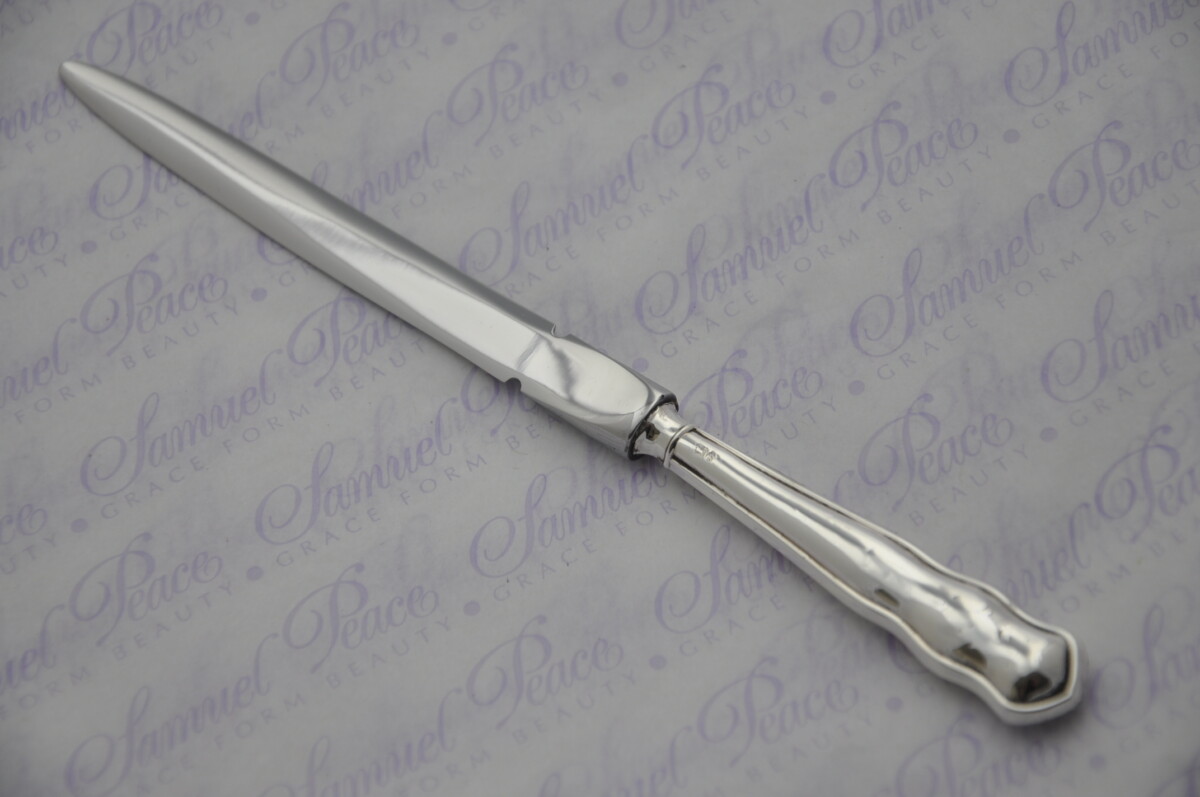 John Yates Dubarry Pattern Sterling Silver Letter Opener Sheffield 1927 - Image 4