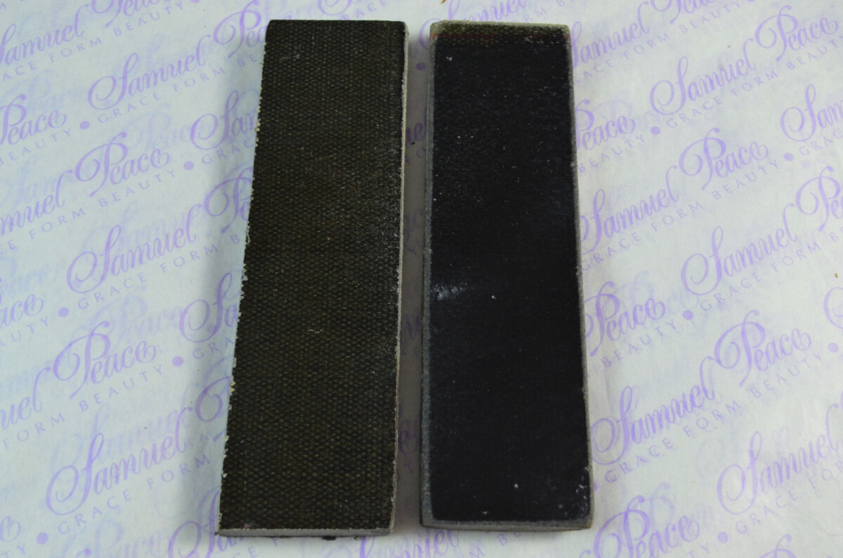 Pair of Black & Yellow Canvas Micarta Knife Scales Knife Making Parts Micarta Blanks - Image 2