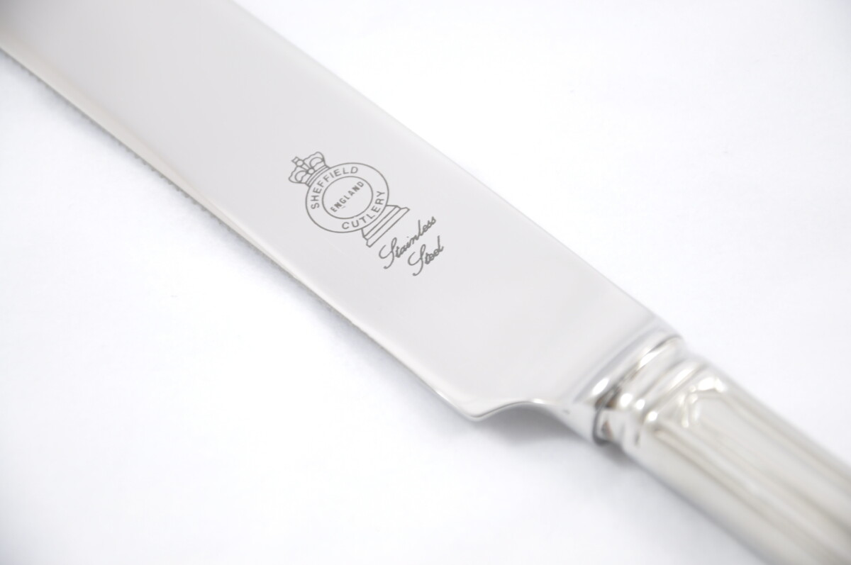 Kings Pattern Stainless Steel Wedding Cake Knife Gift Boxed - Image 3