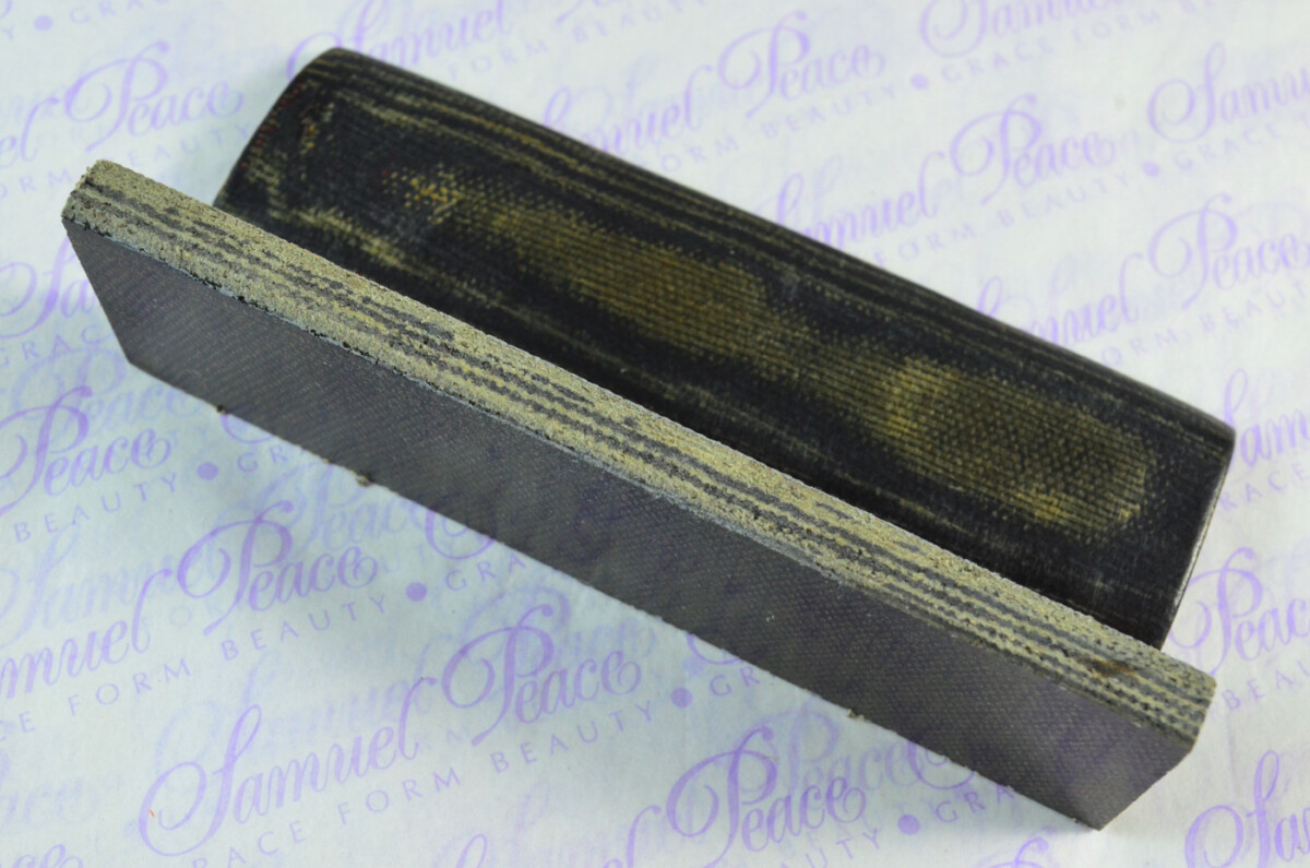 Pair of Black & Yellow Canvas Micarta Knife Scales Knife Making Parts Micarta Blanks - Image 4