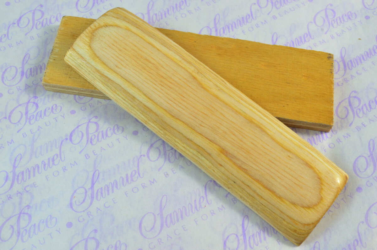 Pair of Natural Birch Laminated Wood Knife Scales Knife Making Parts Wood Blanks