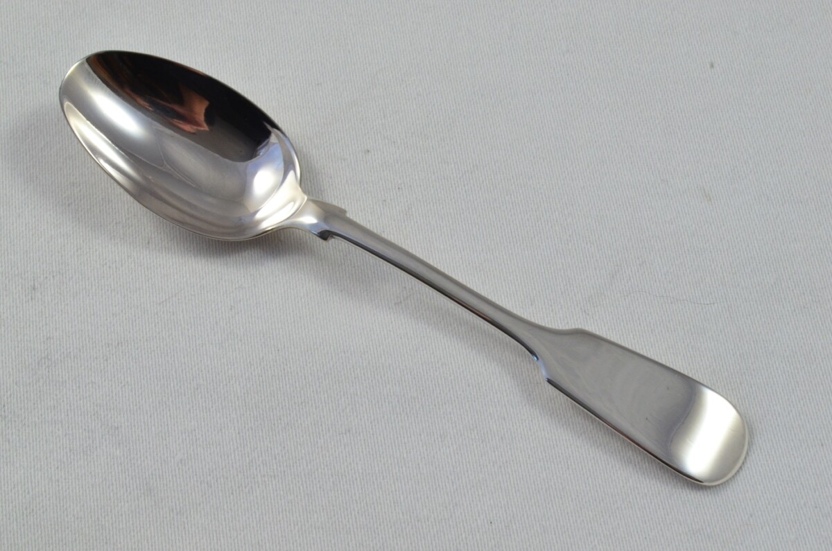 Superb Sheffield Solid Silver Antique Christening Spoon - Old English Fiddle Pattern - Made in 1898 - Presentation Case - Image 4