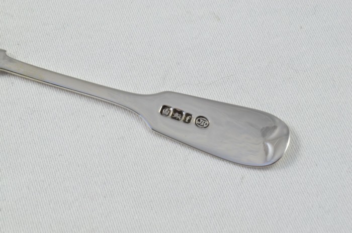 Sheffield Solid Silver Antique Christening Spoon - Old English Fiddle Pattern - Made in 1898 - Presentation Case - Image 3