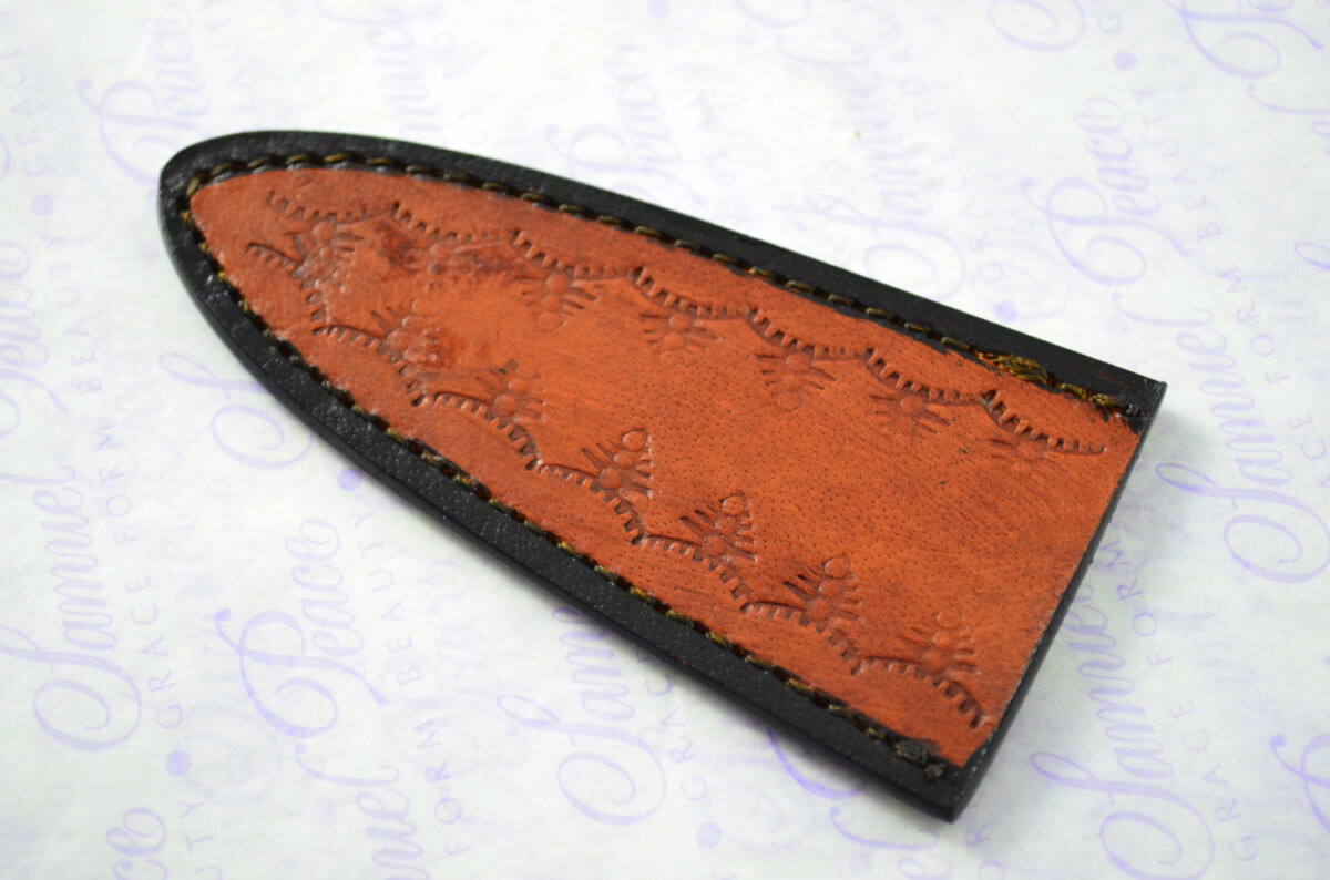 New Fantastic Coloured Pakkawood Sgian Dubh Damascus Steel Superior Sheath inc Presentation Box - Image 8