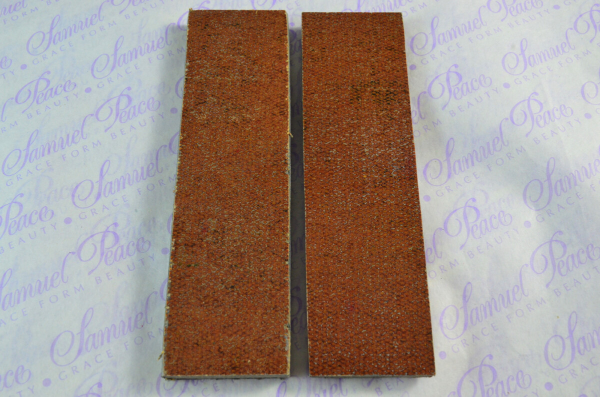 Pair of Yellow & Black Canvas Micarta Knife Scales Knife Making Parts Micarta Blanks - Image 2