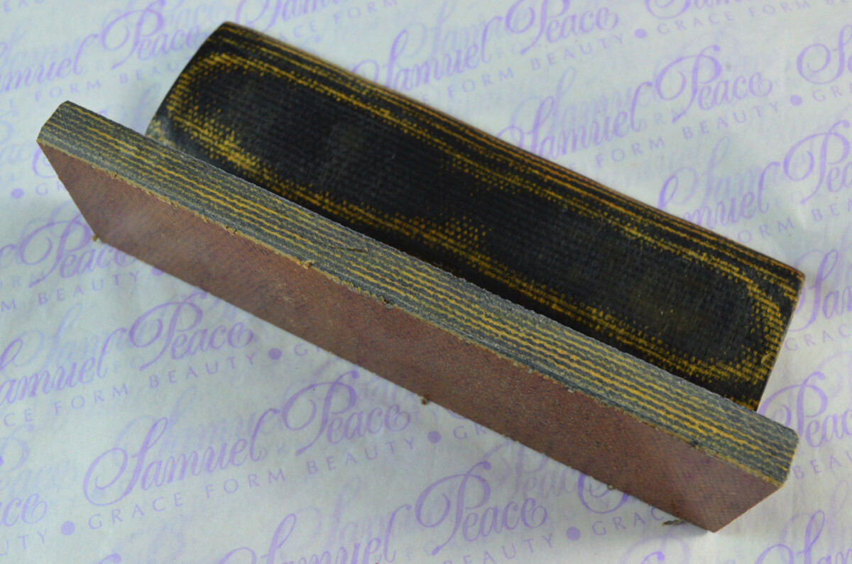 Pair of Yellow & Black Canvas Micarta Knife Scales Knife Making Parts Micarta Blanks - Image 4