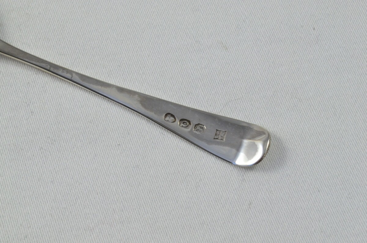 Sheffield Solid Silver Antique Christening Spoon - Old English Pattern - Made in 1815 - Presentation Case - Image 3