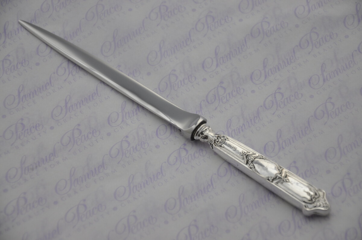 C.W.Fleatcher Ornate Pattern Sterling Silver Letter Opener Sheffield 1912 - Image 3