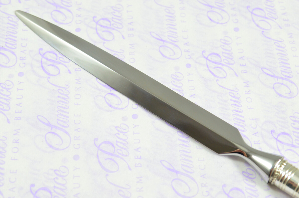 Hand Carved Bespoke Octopus Handled Silver Plated Ferruled Letter Opener Made in Sheffield 2020 - Image 7