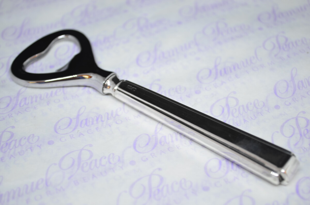 Thomas Bradbury Harley Pattern Sterling Silver Bottle Opener Sheffield 1938