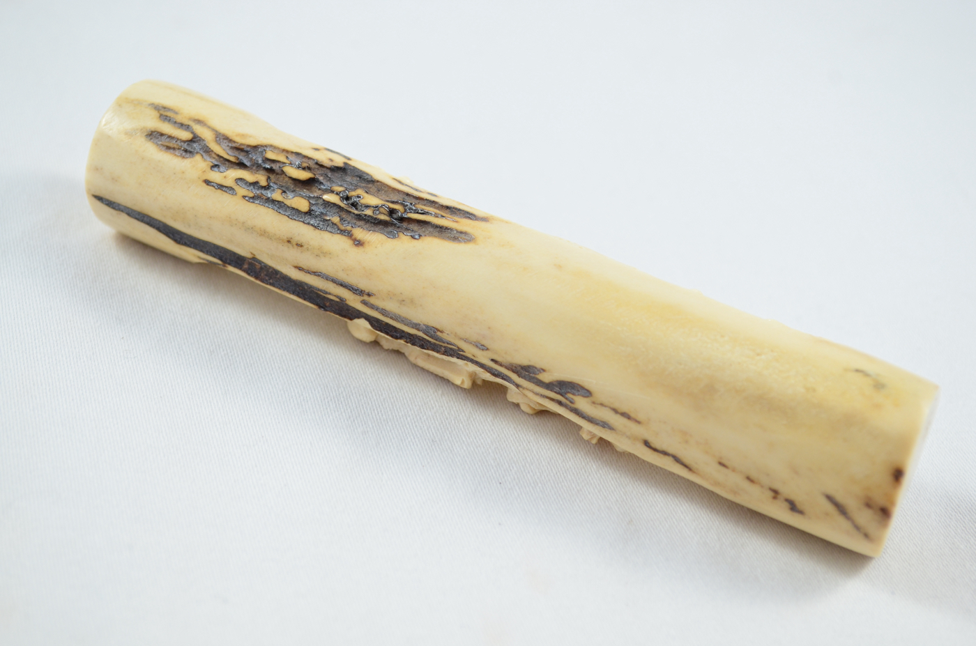 Hare Carved Walking Stick Cane Top Handle Stag Antler Horn Made Sheffield England - Image 4