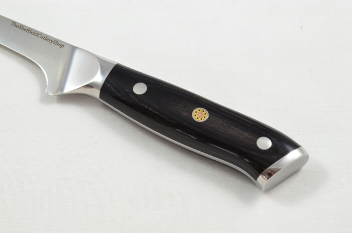 Black Wood Handled Filleting Knife 7" - Made In Sheffield High Carbon Stainless Steel Razor Sharp - Image 3
